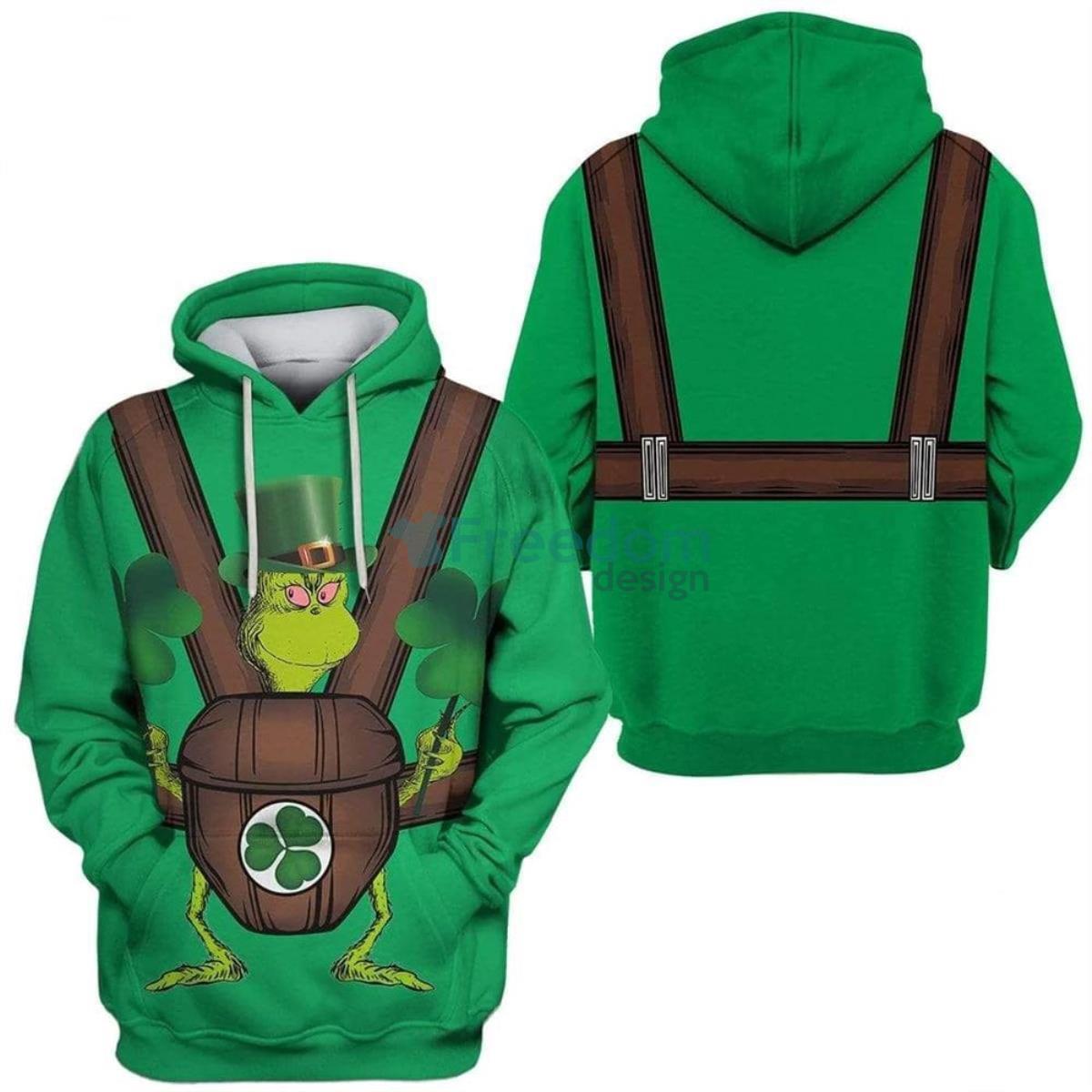 Grinch Shirt Christmas Baby Grinch Green 3D Hoodie Product Photo 1