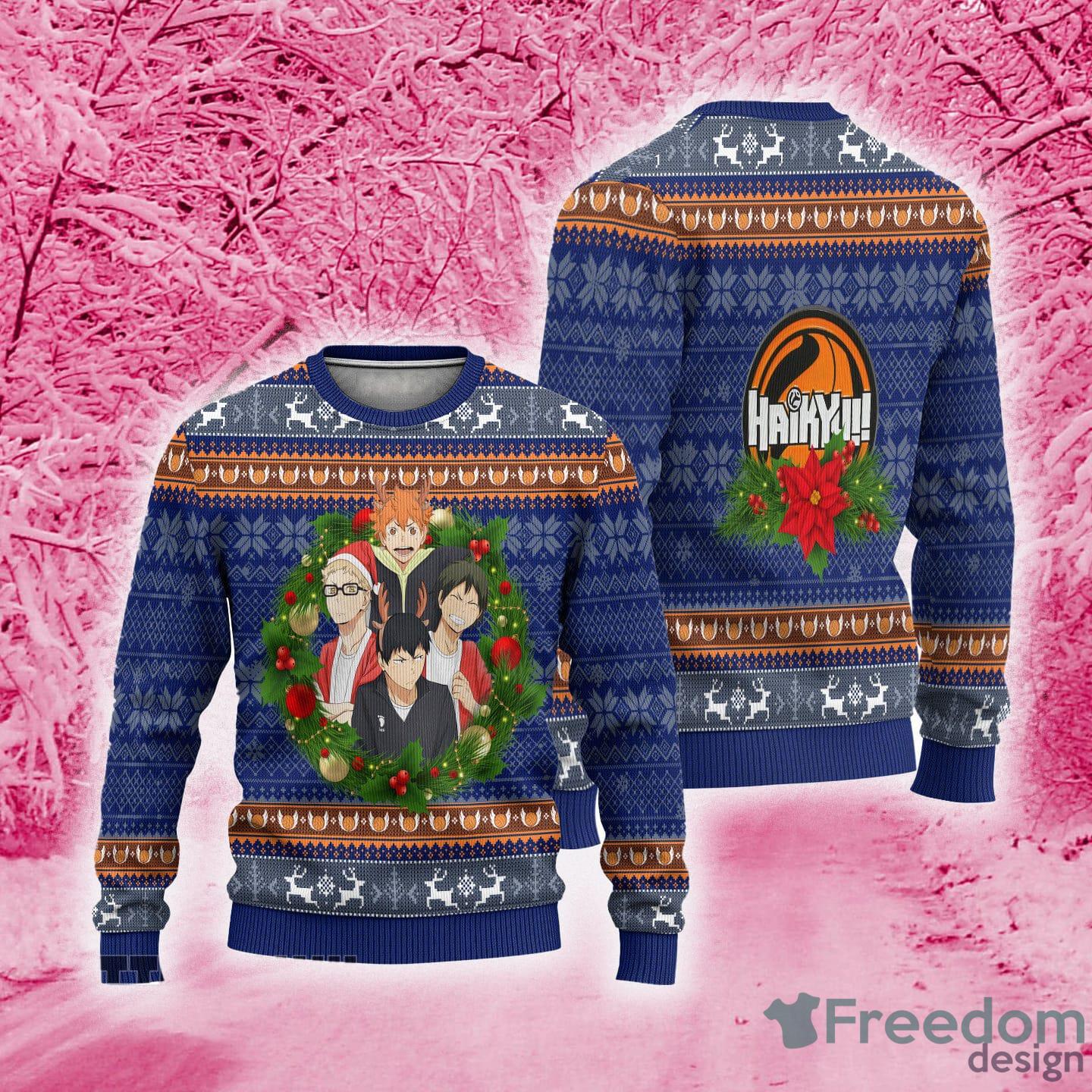 Haikyuu ugly christmas online sweater