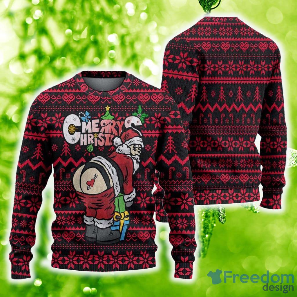 Six Packs Body With Firefighter Tattoo Ugly Christmas Sweater For Men –  Bekindproduct