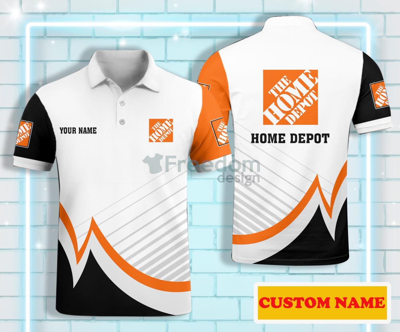 Home Depot Custom Name Polo Shirt Product Photo 1