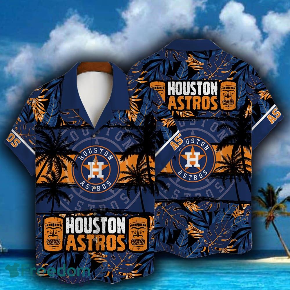 Houston Astros Palm Tree AOP Hawaiian Shirt For Men And Women Gift Floral  Aloha Beach - Freedomdesign