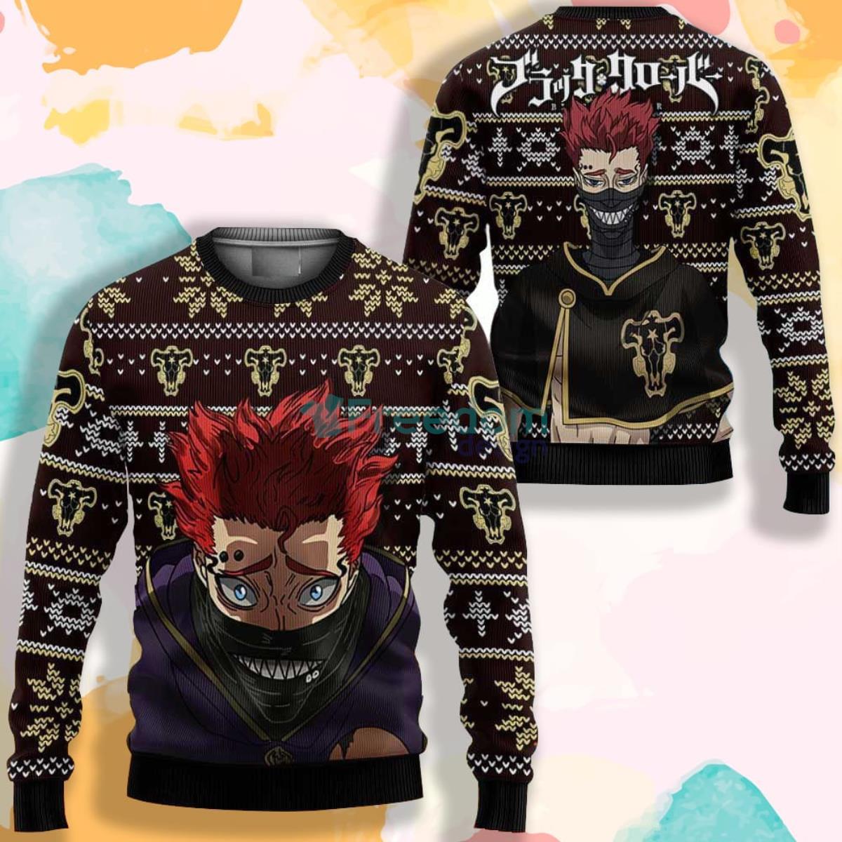 Ideale Zora Black Clover Manga Anime AOP Sweater Product Photo 1