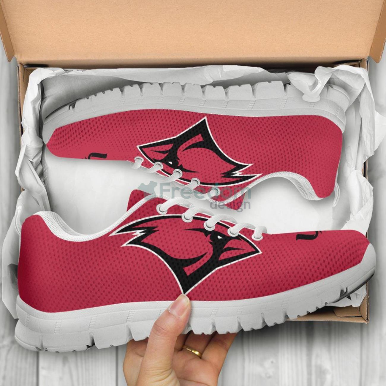 Incarnate Word Cardinals Casual Sneakers For Sport Fans Product Photo 2