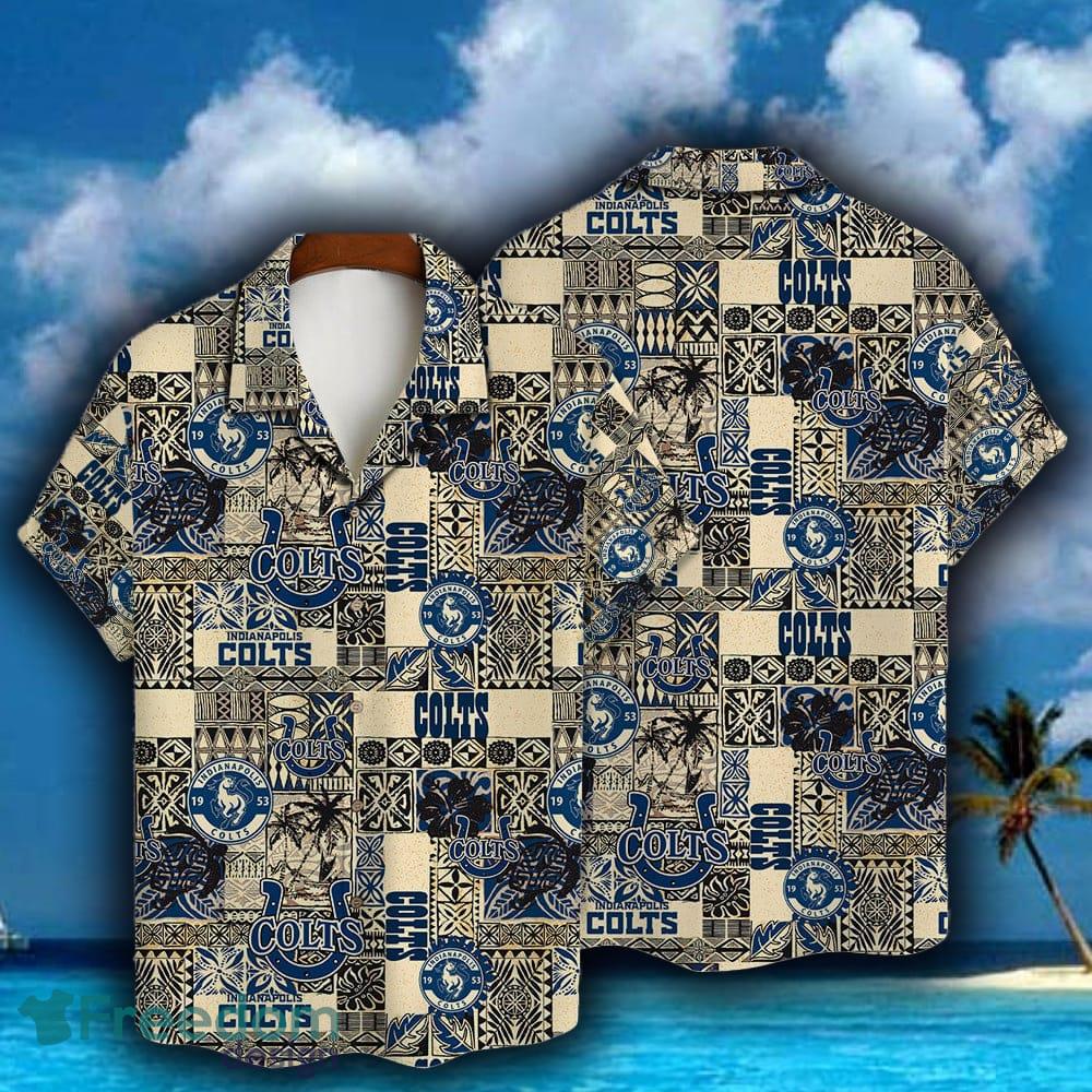 Indianapolis Colts NFL Vintage Coconut Tropical Hawaiian Shirt For