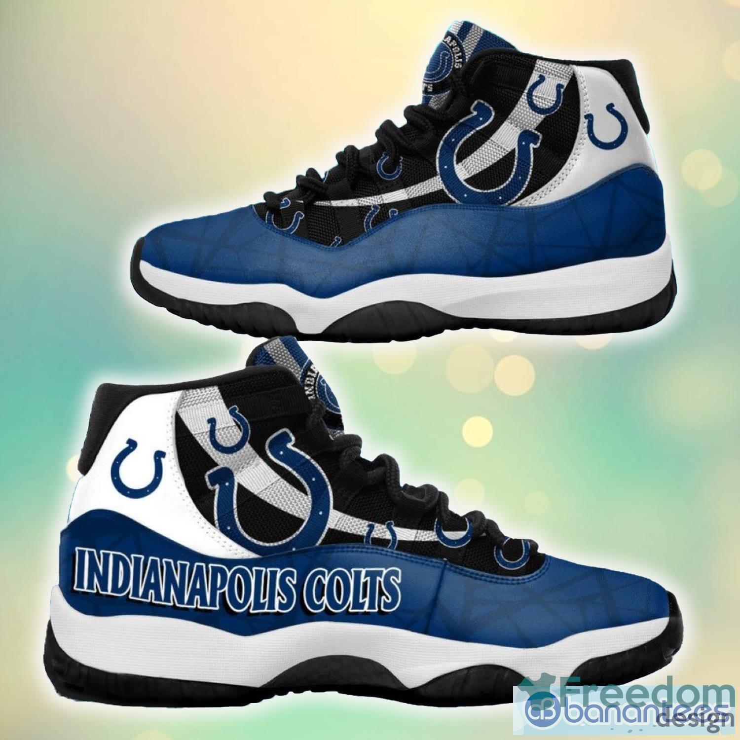 Nfl Indianapolis Colts Limited Edition Air Jordan 13 For Fans Sneakers