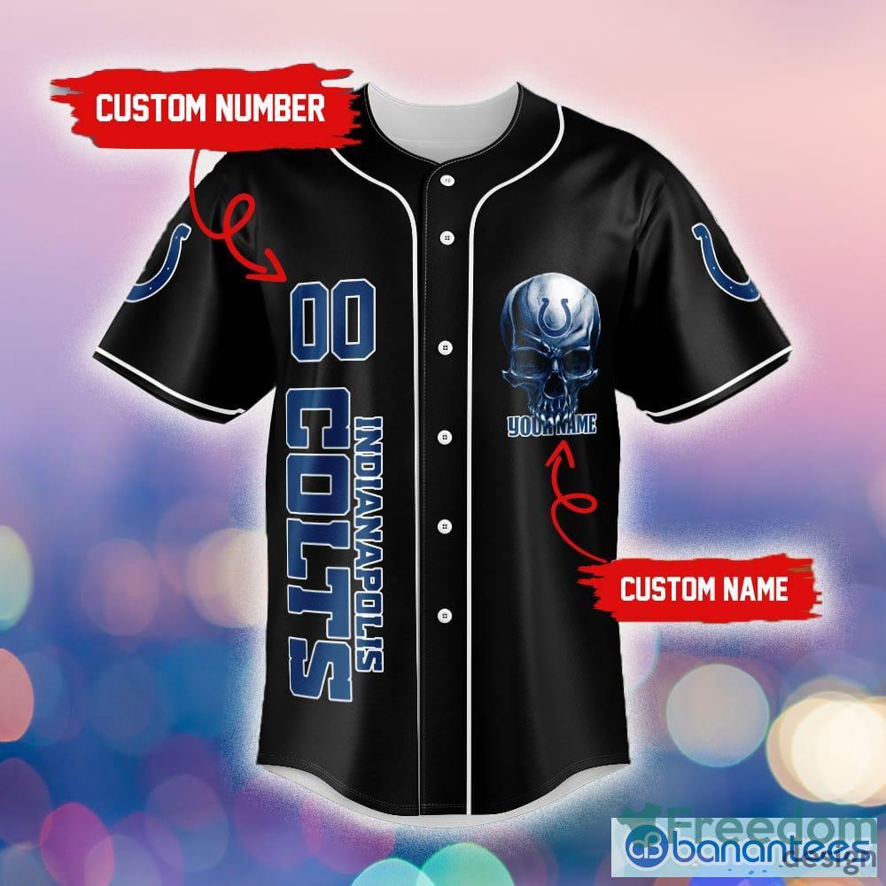 Personalized Name Indianapolis Colts NFL Baseball Jersey Shirt