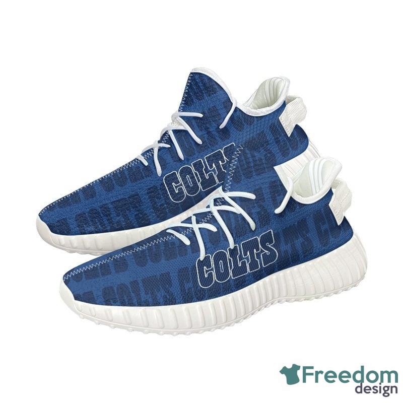 25% SALE OFF Indianapolis Colts Sneakers Big Logo Yeezy Shoes – 4 Fan Shop