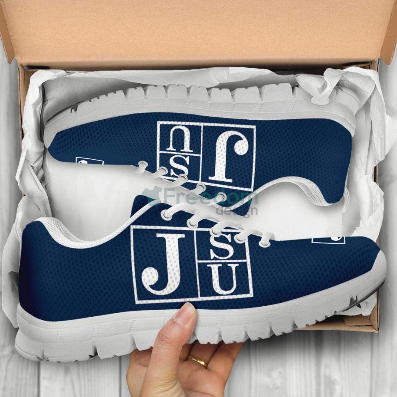 Jackson State Tigers Casual Sneakers For Sport Fans Product Photo 2