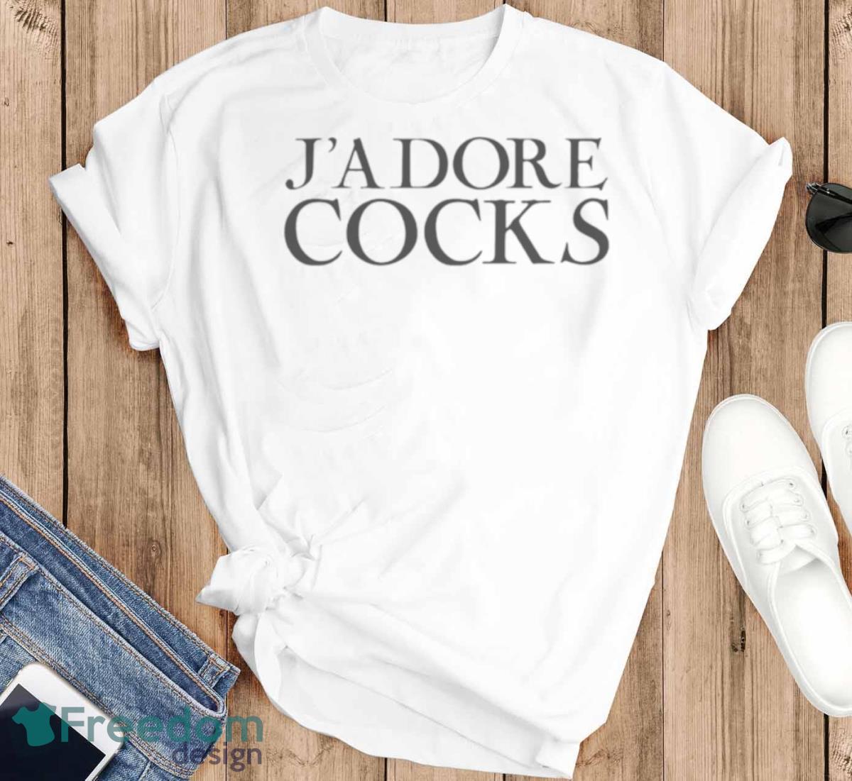 J’adore Cocks Shirt - T-SHIRT FLAT