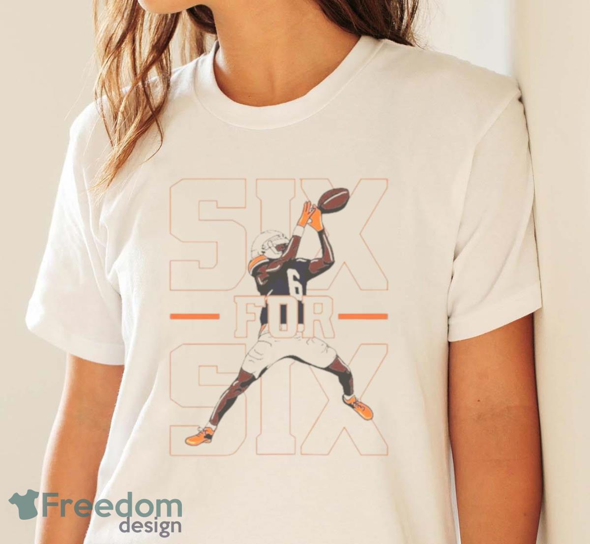 Ja’varrius Johnson Six For Six Art Design T Shirt - White Ladies T-Shirt