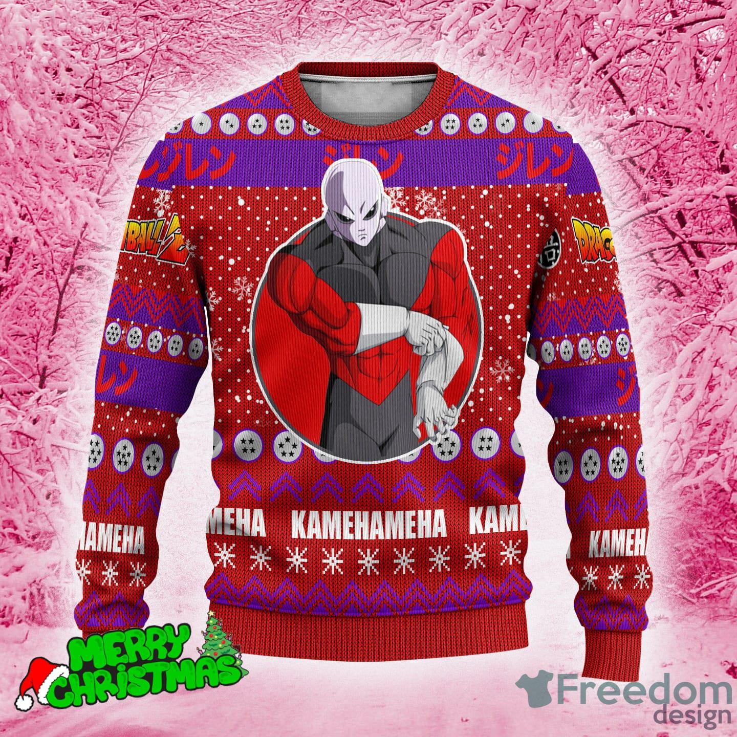 Jiren Ugly Christmas Sweater Dragon Ball Z Knitted Gift Anime For Men And  Women - Freedomdesign