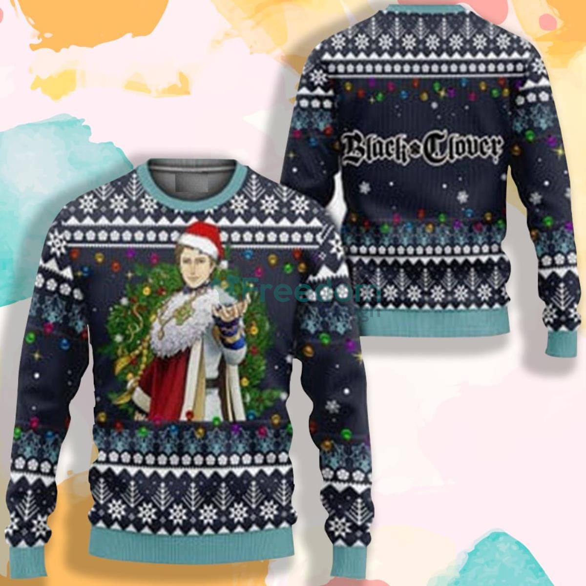 Julius Novachrono Black Clover Anime Gift AOP Sweater Product Photo 1