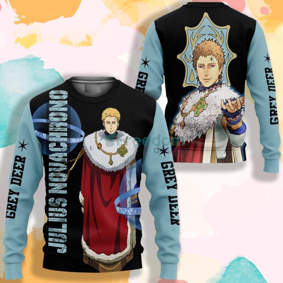 Julius Novachrono Black Clover Manga Anime AOP Sweater Product Photo 1