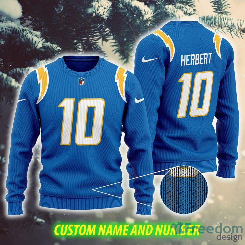 Justin Herbert 10 Los Angeles Chargers football player poster gift shirt,  hoodie, sweater, long sleeve and tank top