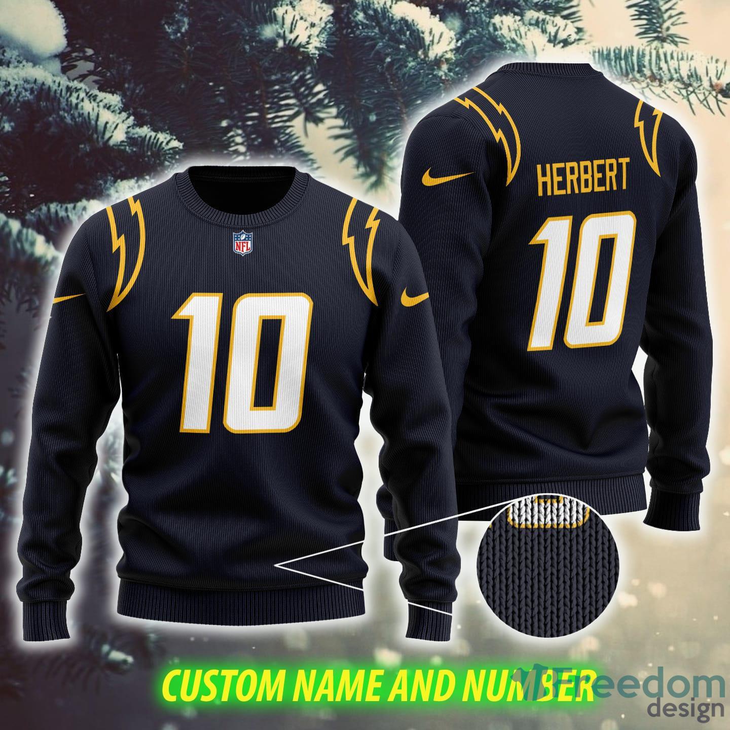 NFL Los Angeles Chargers Ugly Christmas Sweater Jumper Nordic Big