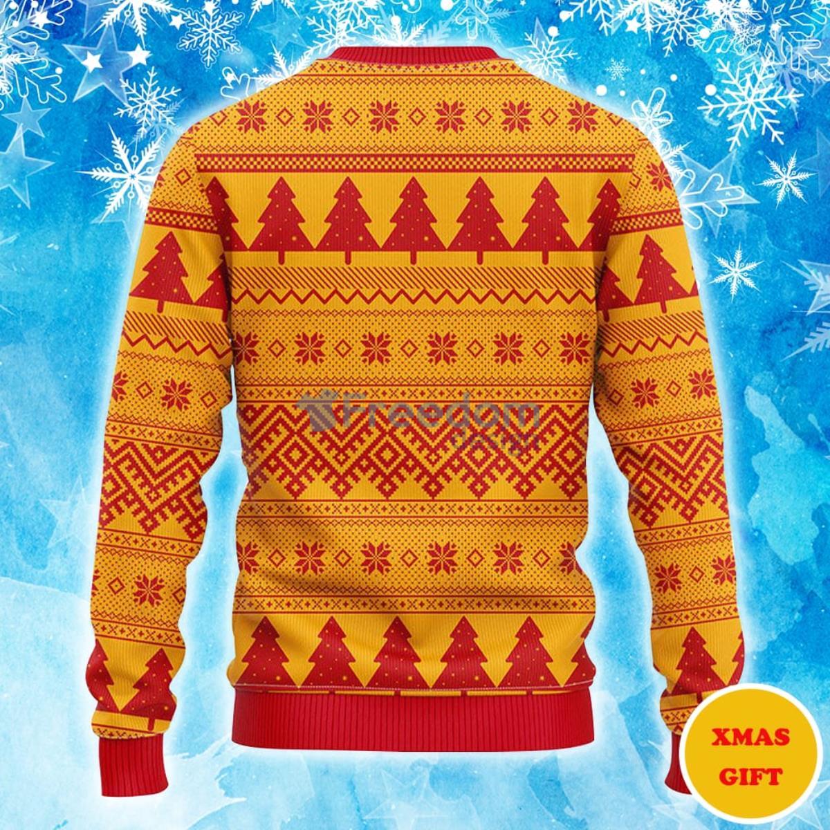 Kansas City Chiefs Minion Christmas AOP Sweater Product Photo 2