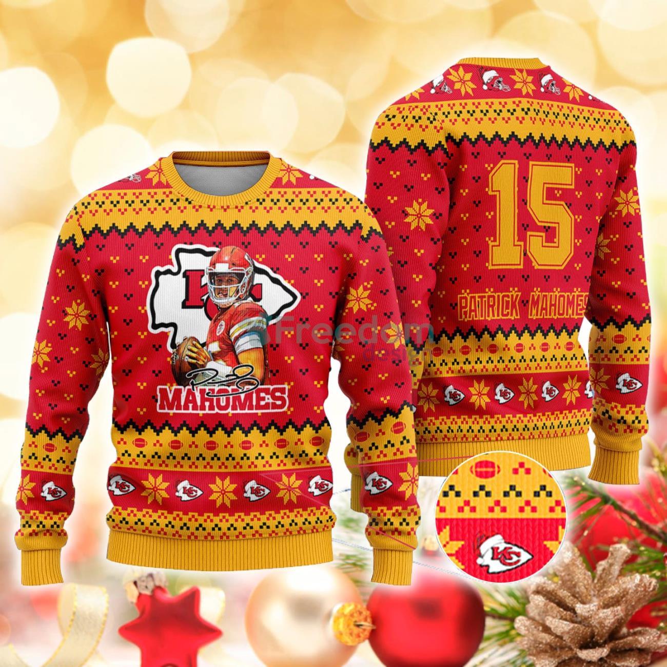 Kansas City Chiefs - Patrick Mahomes Christmas Knitted Sweater Product Photo 1