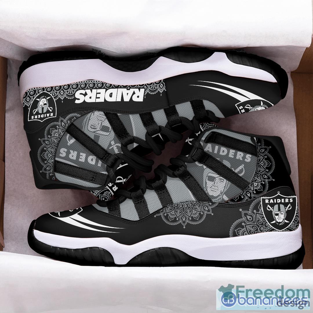 Las Vegas Raiders Air Jordan 13 Sneaker Shoes For Fans - Freedomdesign