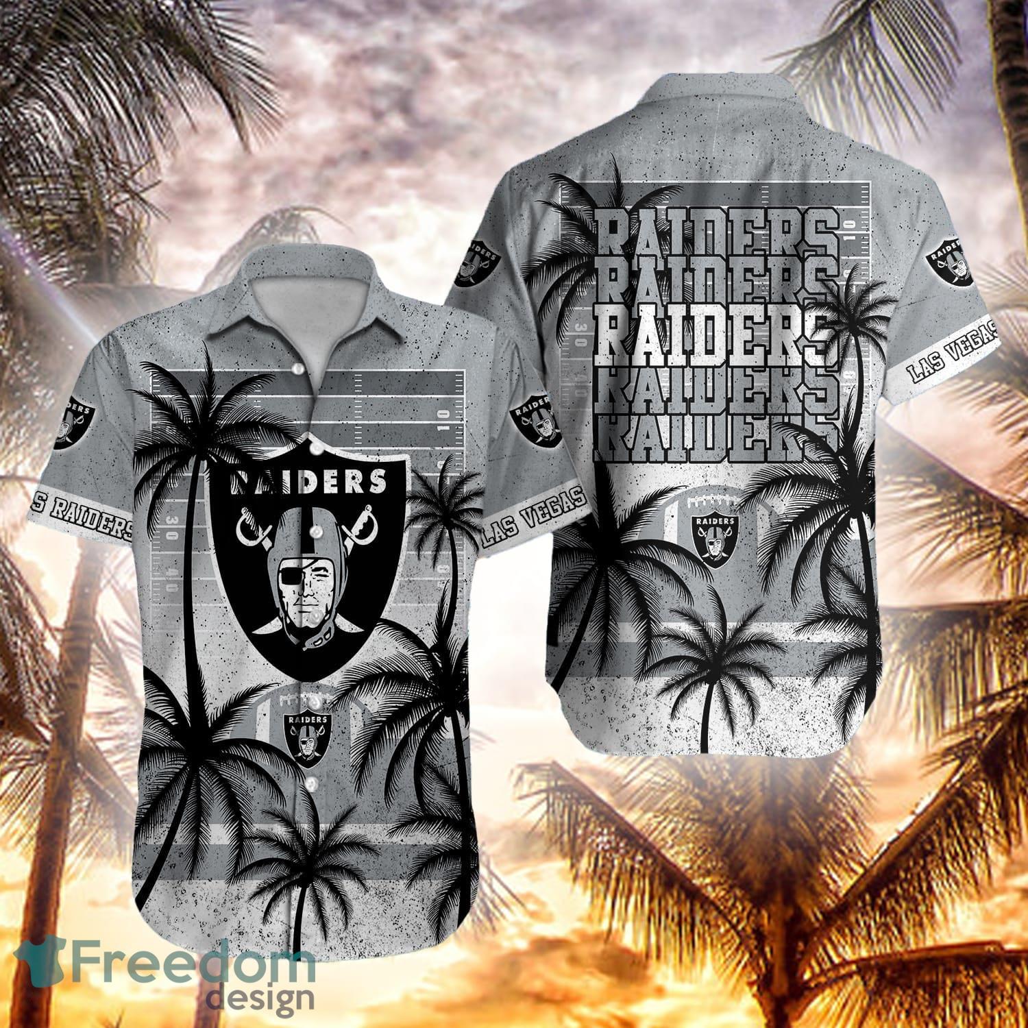 Las Vegas Raiders Vintage 3D Hawaiian Shirt Best For Fans Beach