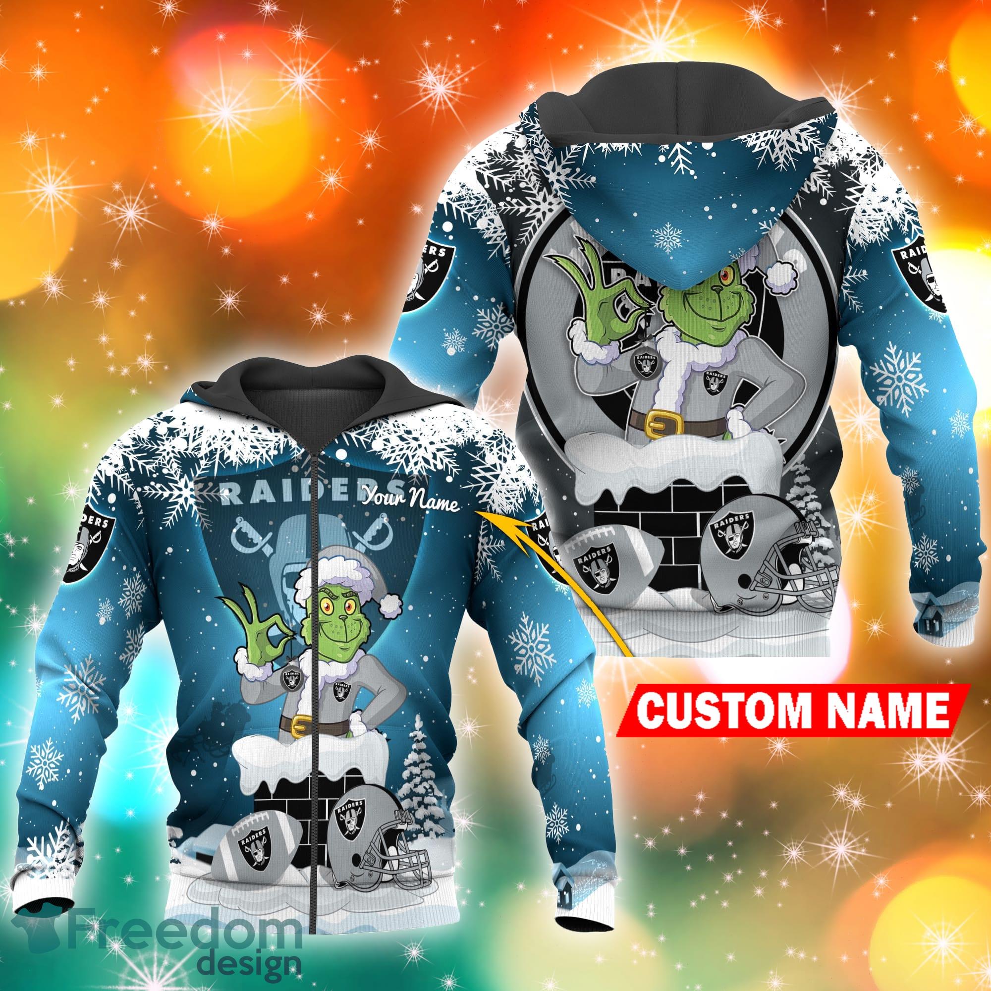 Detroit Lions NFL Christmas Grinch in Chimney 3D Hoodie Pullover Prints  Custom Name - Freedomdesign