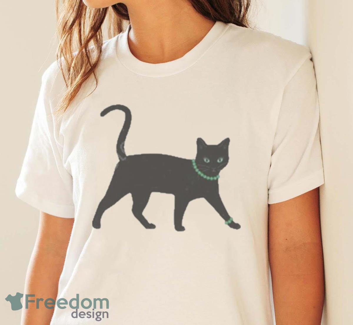 Living Fully Merch Highfalutin Cat T Shirt - White Ladies T-Shirt