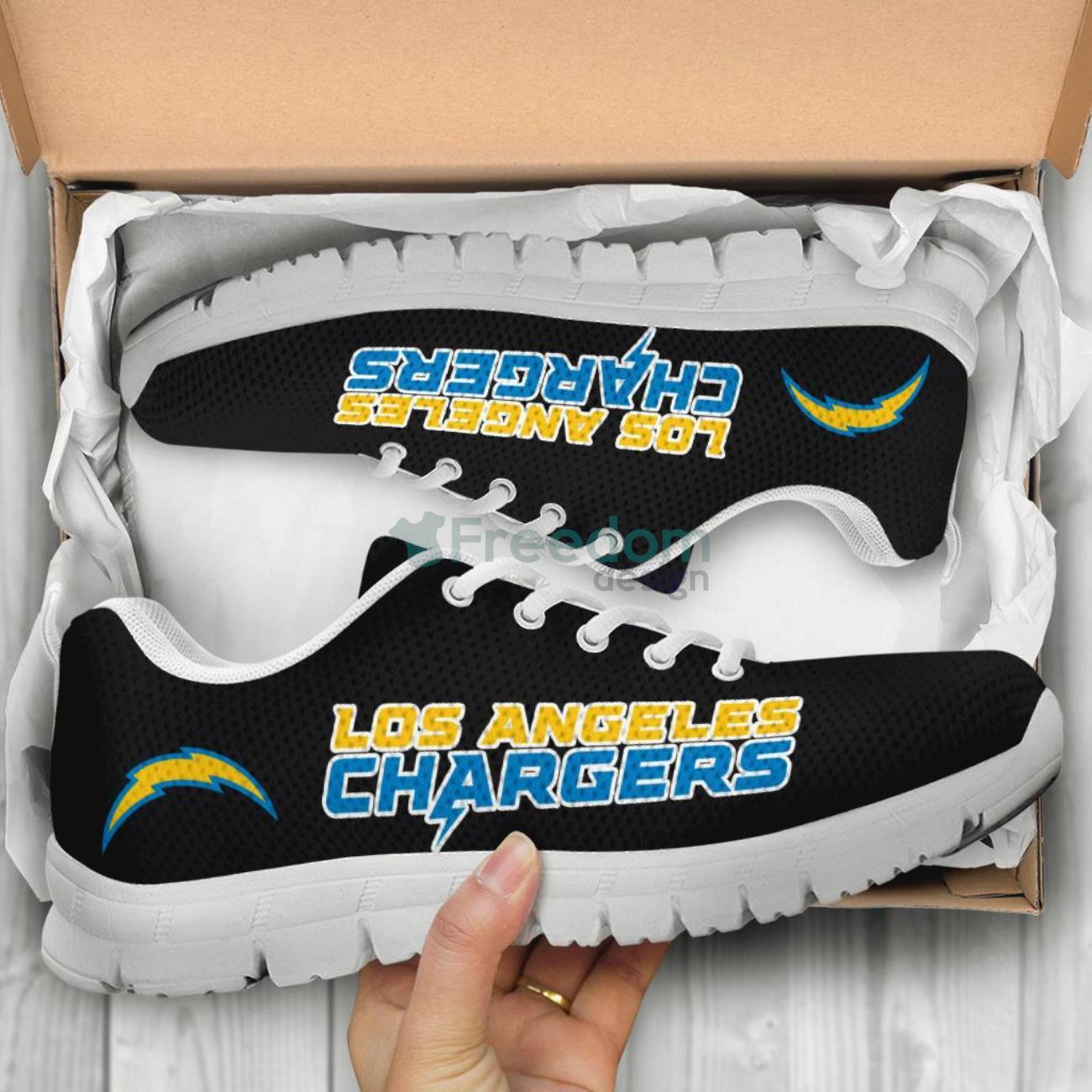 Los Angeles Chargers Casual Sneakers For Sport Fans Product Photo 2