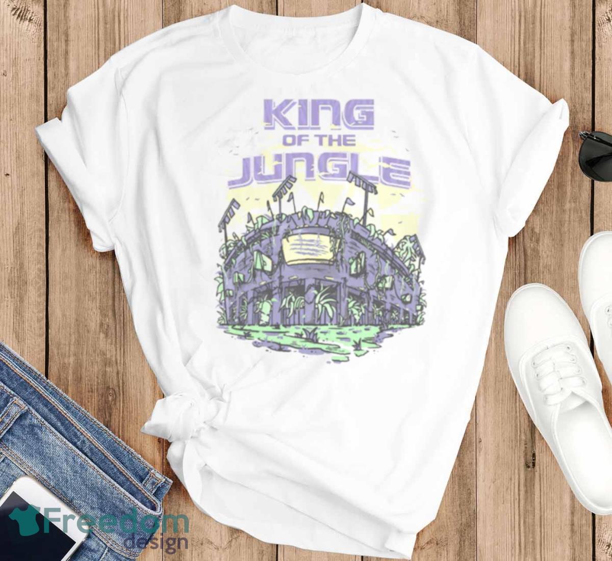 Los Angeles Lakers King Of The Jungle Shirt - T-SHIRT FLAT