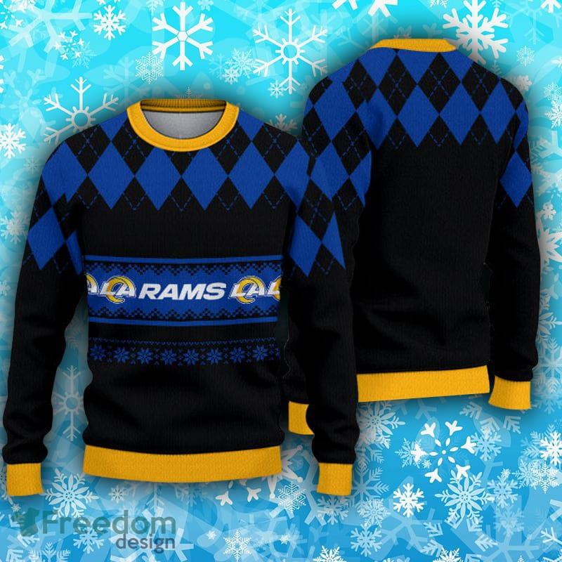 Los Angeles Rams Fans Grch Ugly Christmas Sweater Gift - Freedomdesign