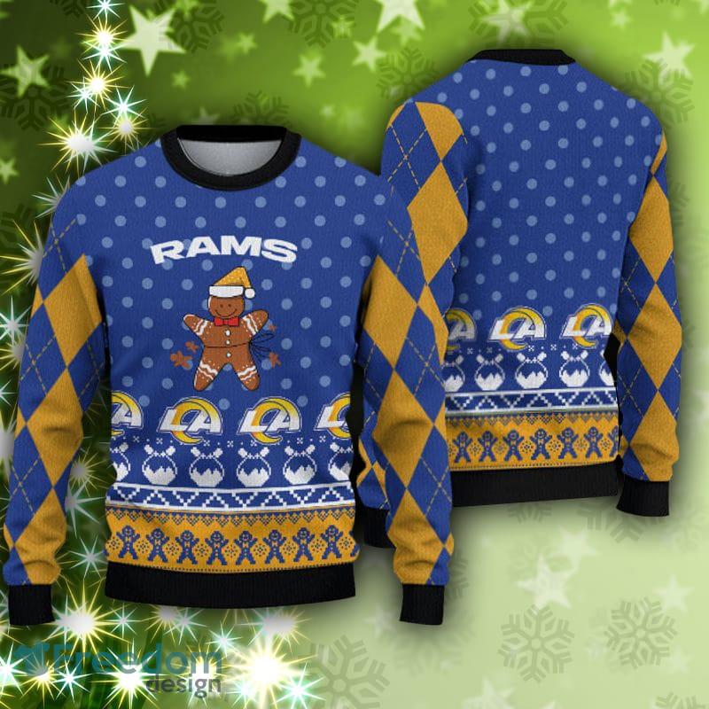 Los Angeles Rams Cool Ugly Christmas Sweater 3D Gift For Fans