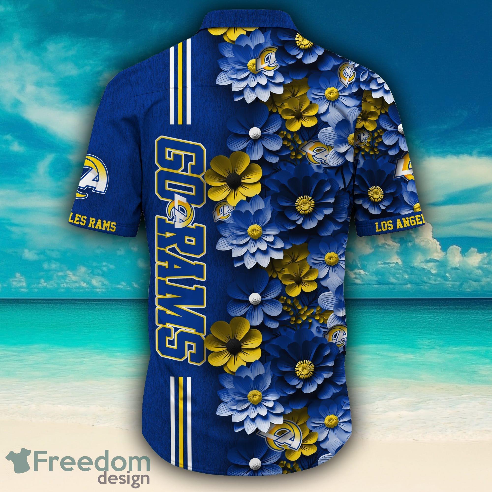 Los Angeles Rams NFL Mickey Mouse Custom Name Hawaiian Shirt