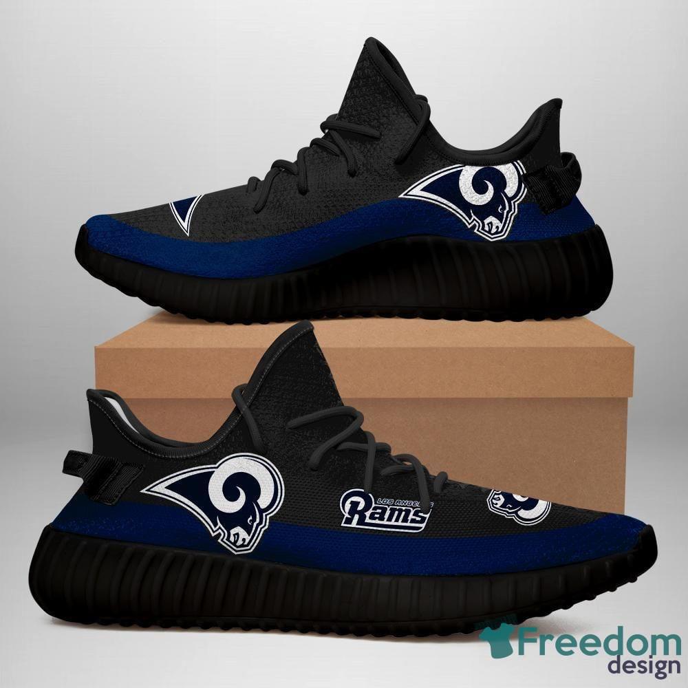 Los Angeles Rams Yeezy Shoes Symbolize Running Sneakers For Men And Women Fans Gift - Los Angeles Rams Yeezy Shoes