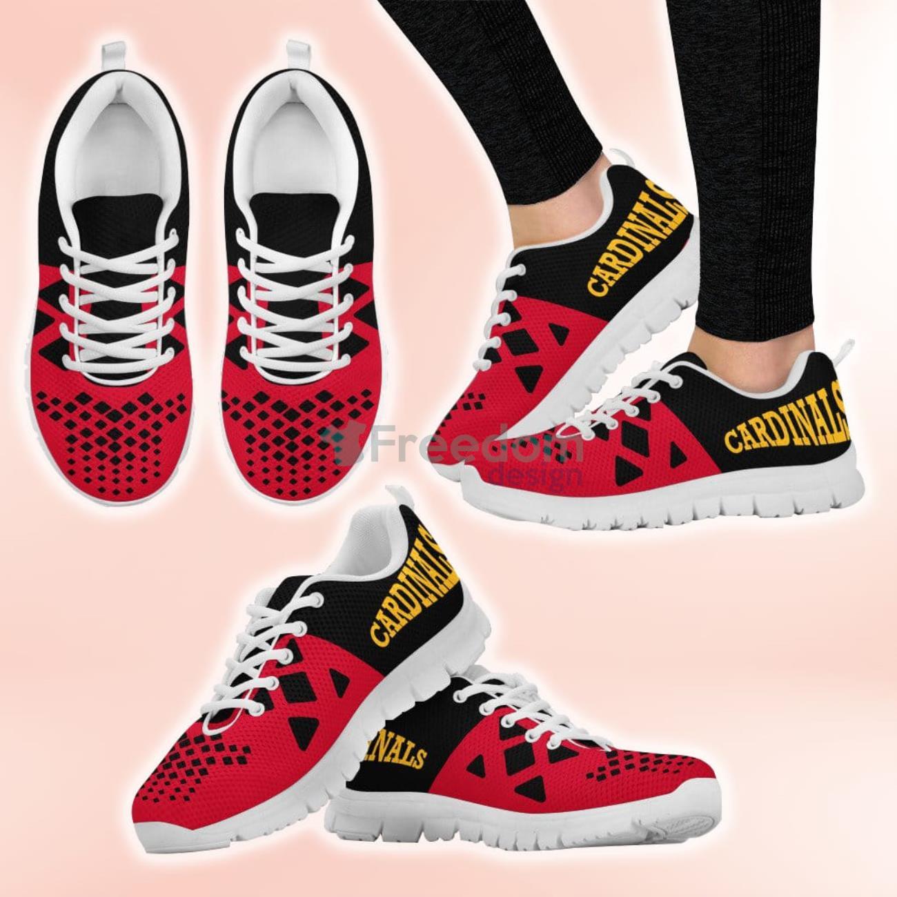 Louisville Cardinals Casual Sneakers For Sport Fans Product Photo 2