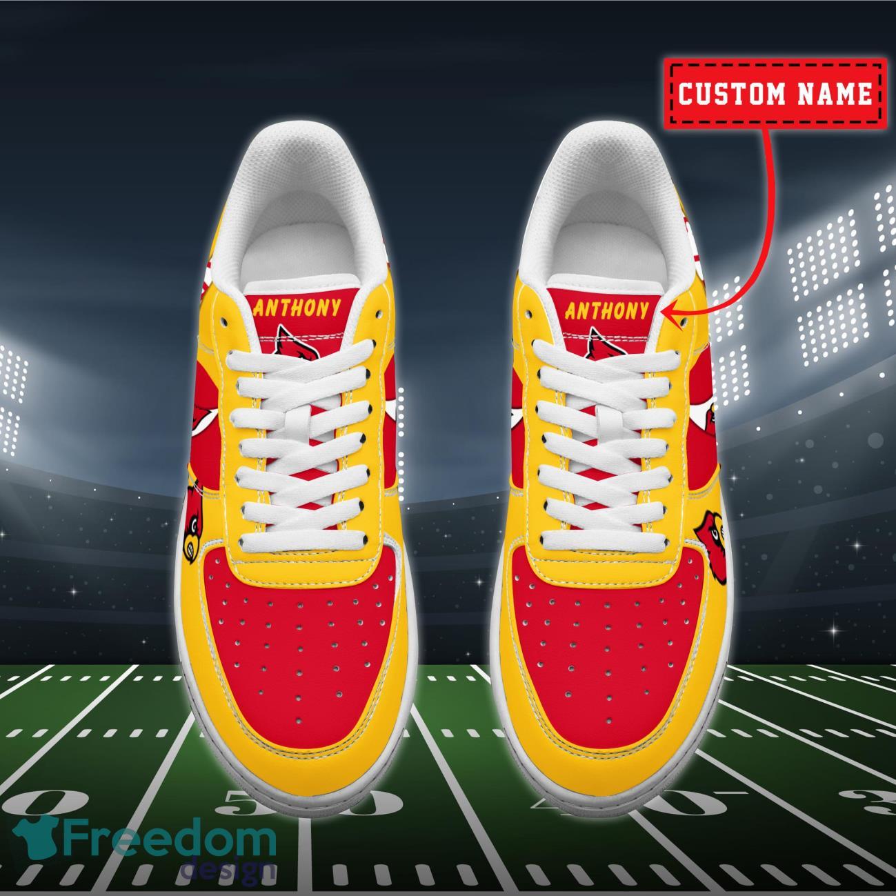 Louisville Cardinals Unisex Sneaker Football Custom Shoes