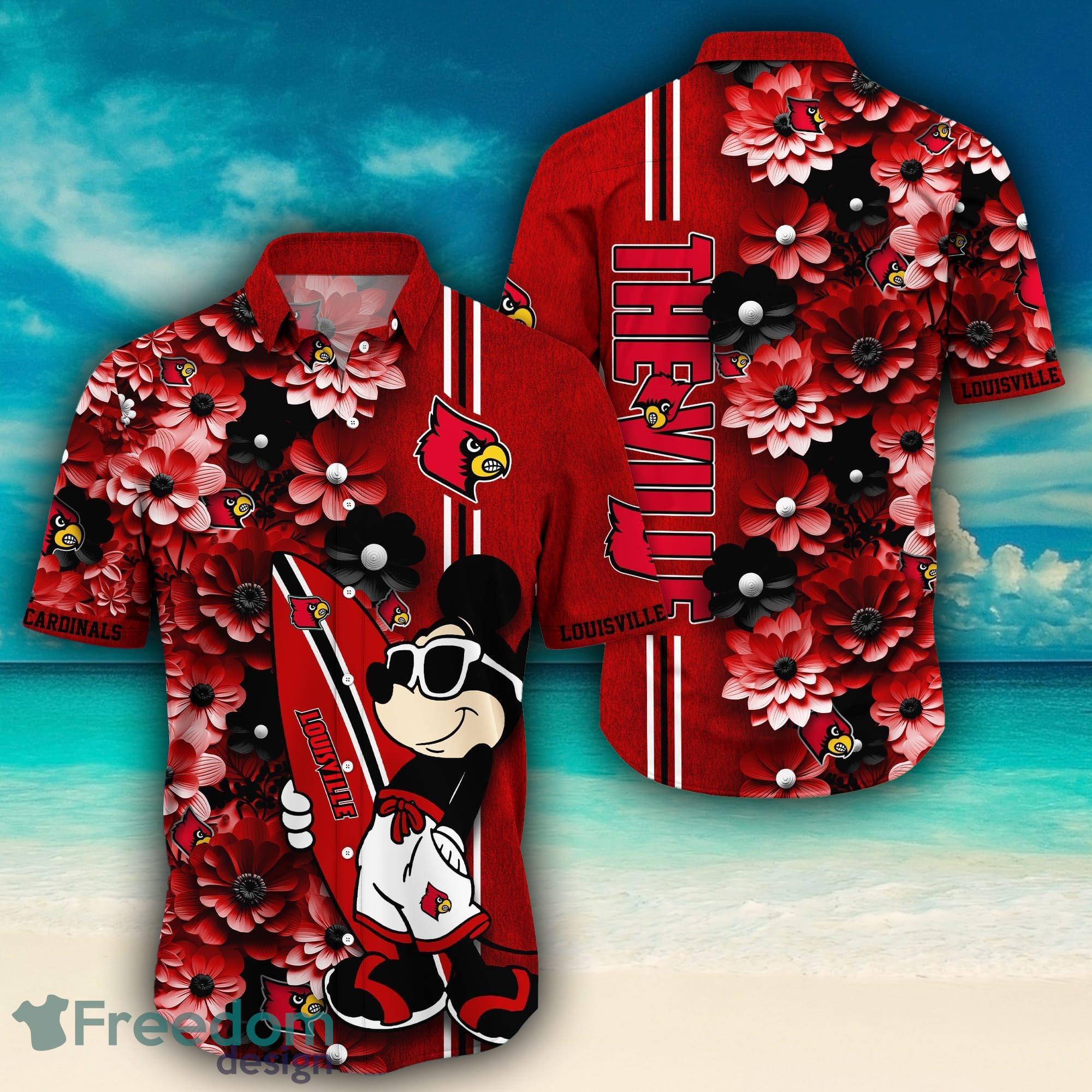 Louisville Cardinals Christmas Hawaiian Shirt - Freedomdesign