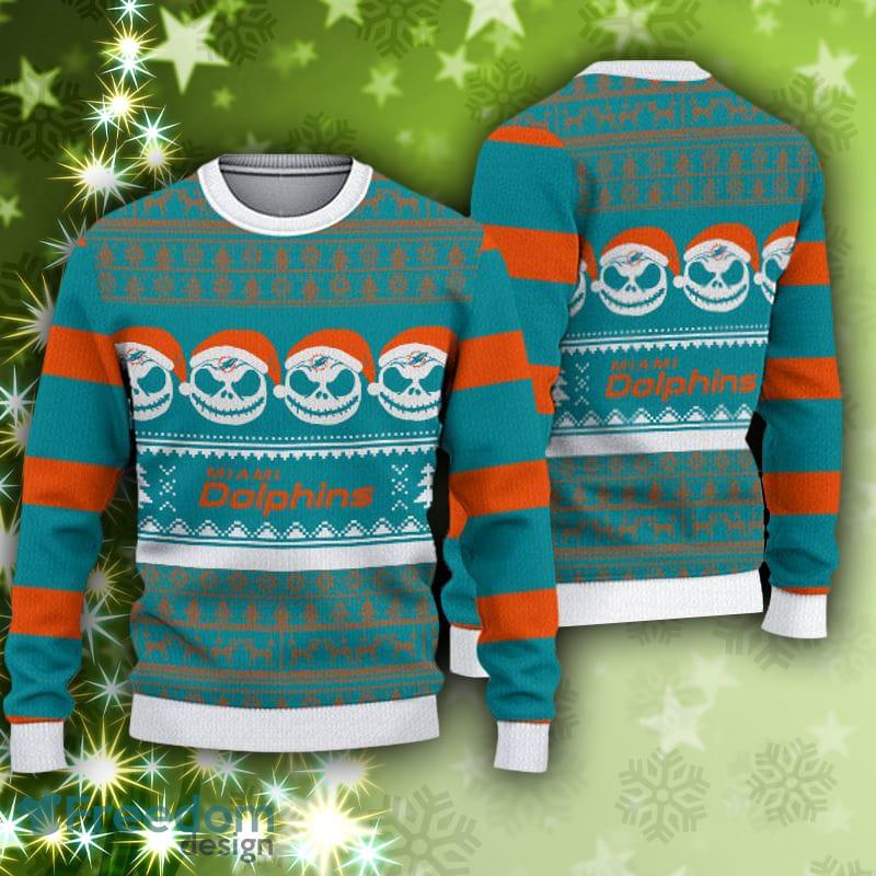 Miami Dolphins Fans Ugly Christmas Sweaters