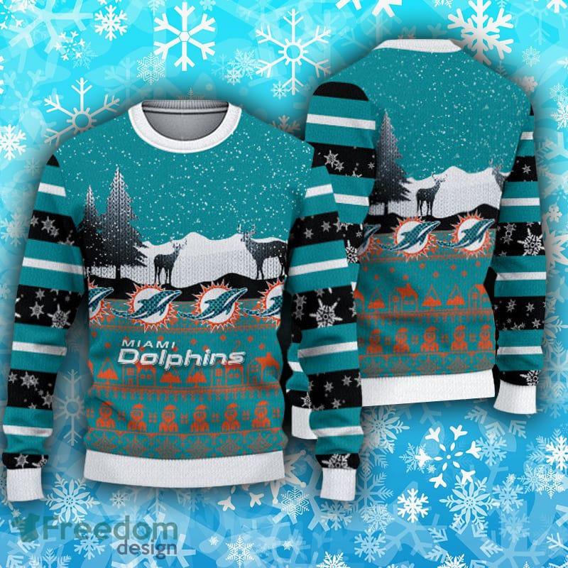 miami dolphins christmas jumper