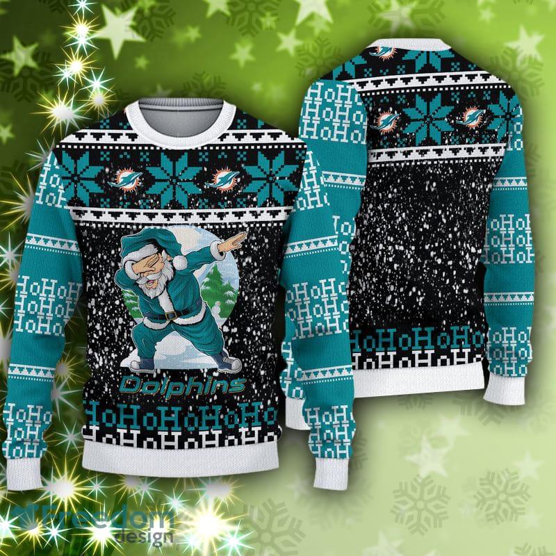 Miami Dolphins Fans Ugly Christmas Sweaters