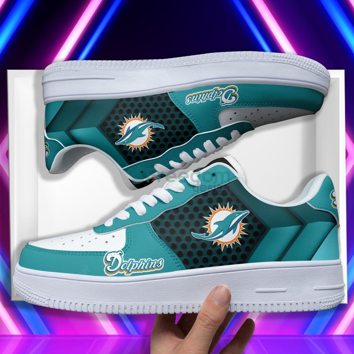 Miami Dolphins Football Team Style Air Force Shoes Great Gift For Fans Product Photo 1