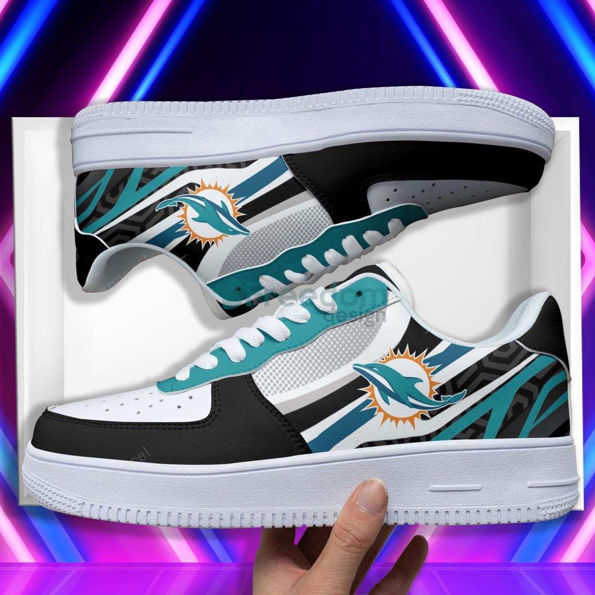 Miami Dolphins Football Team Style Design Air Force Shoes Best Gift For Fans Product Photo 1