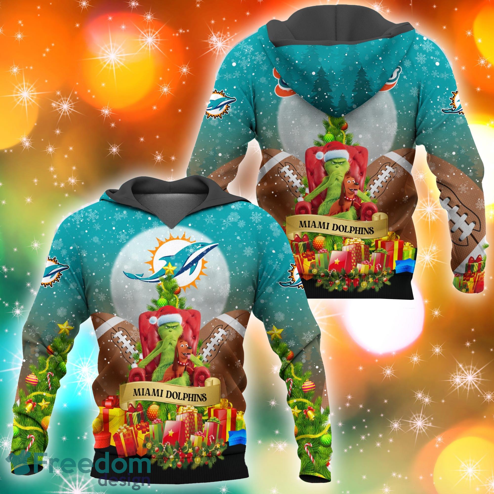 Miami Dolphins NFL Family Holiday Pajamas