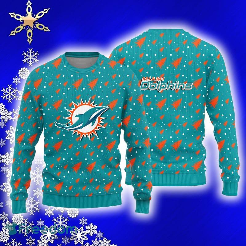 Chimney Miami Dolphins Ugly Christmas Sweater