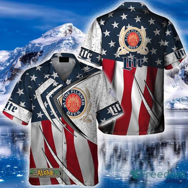 Miller Lite Custom Name Hawaiian Shirt Best Gift For Men And Women