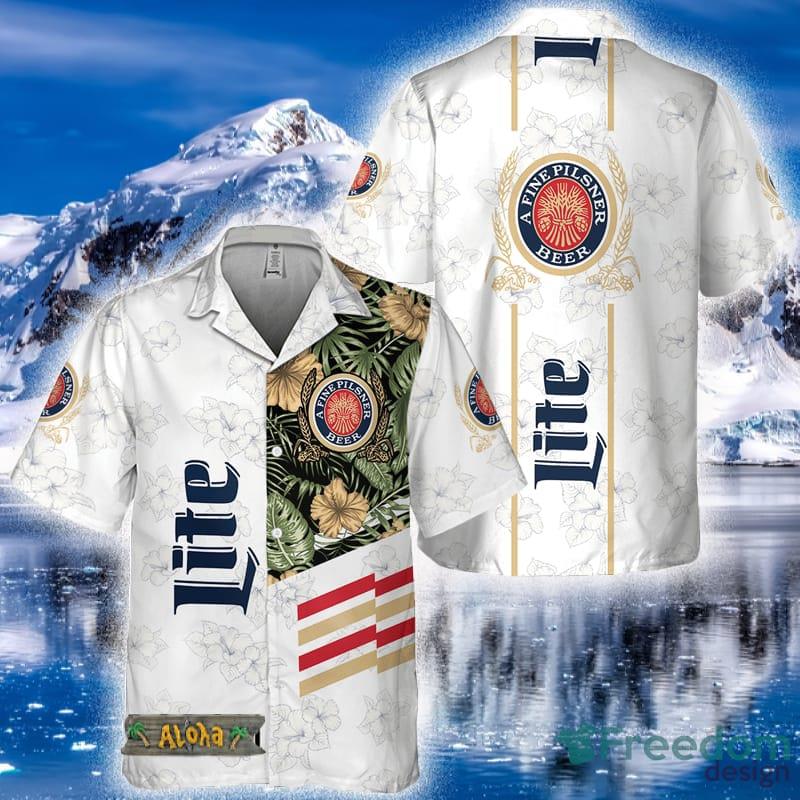 Miller Lite Custom Name Hawaiian Shirt Best Gift For Men And Women