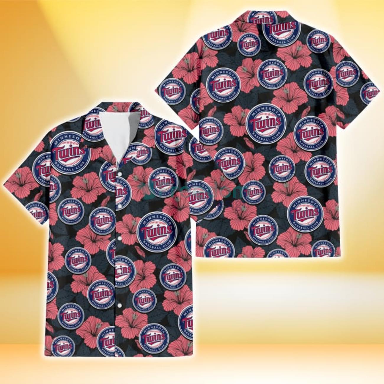 Chicago Cubs Violet Red Blue Leaf Black Background 3D Hawaiian Shirt Gift  For Fans - Freedomdesign