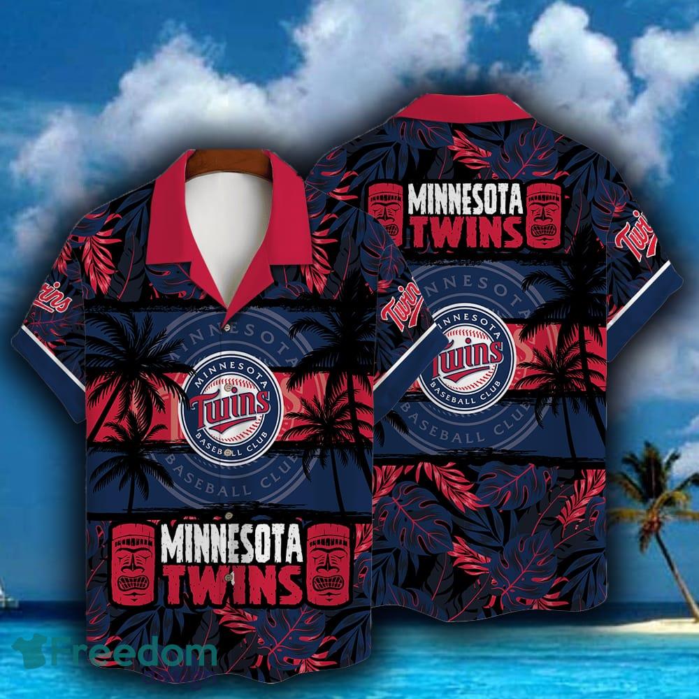 Minnesota Twins Palm Tree AOP Hawaiian Shirt For Men And Women