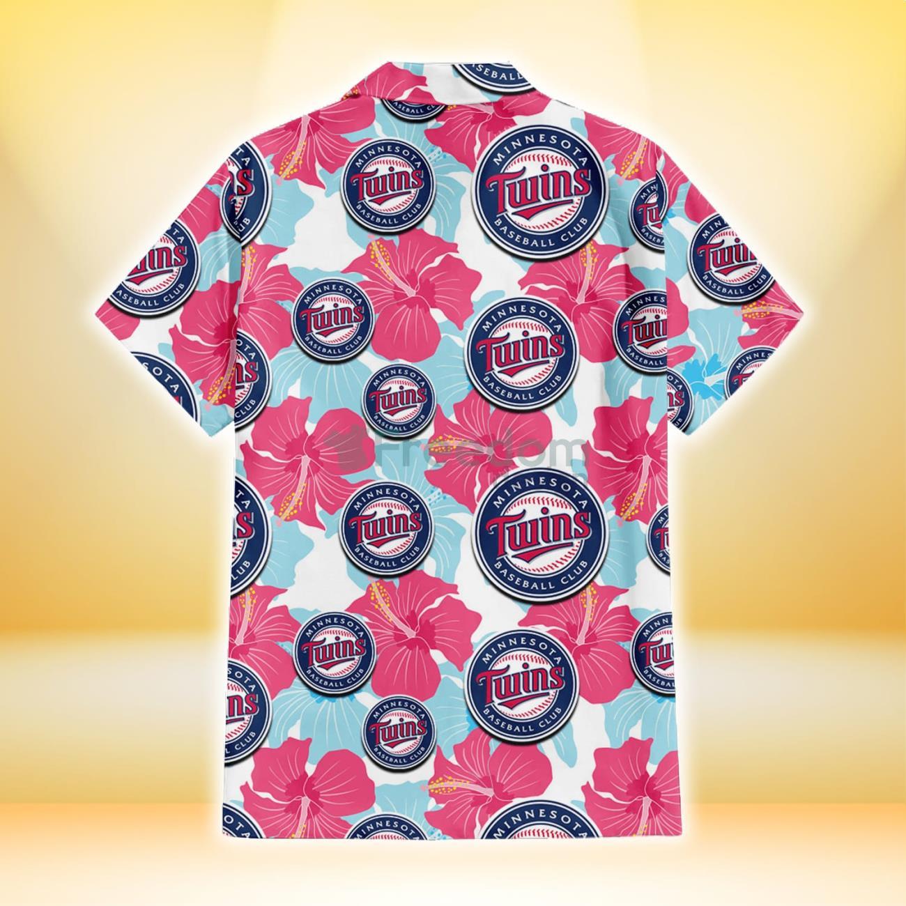 Atlanta Braves Small Hibiscus Buds Navy Background 3D Hawaiian Shirt Gift  For Fans - Freedomdesign