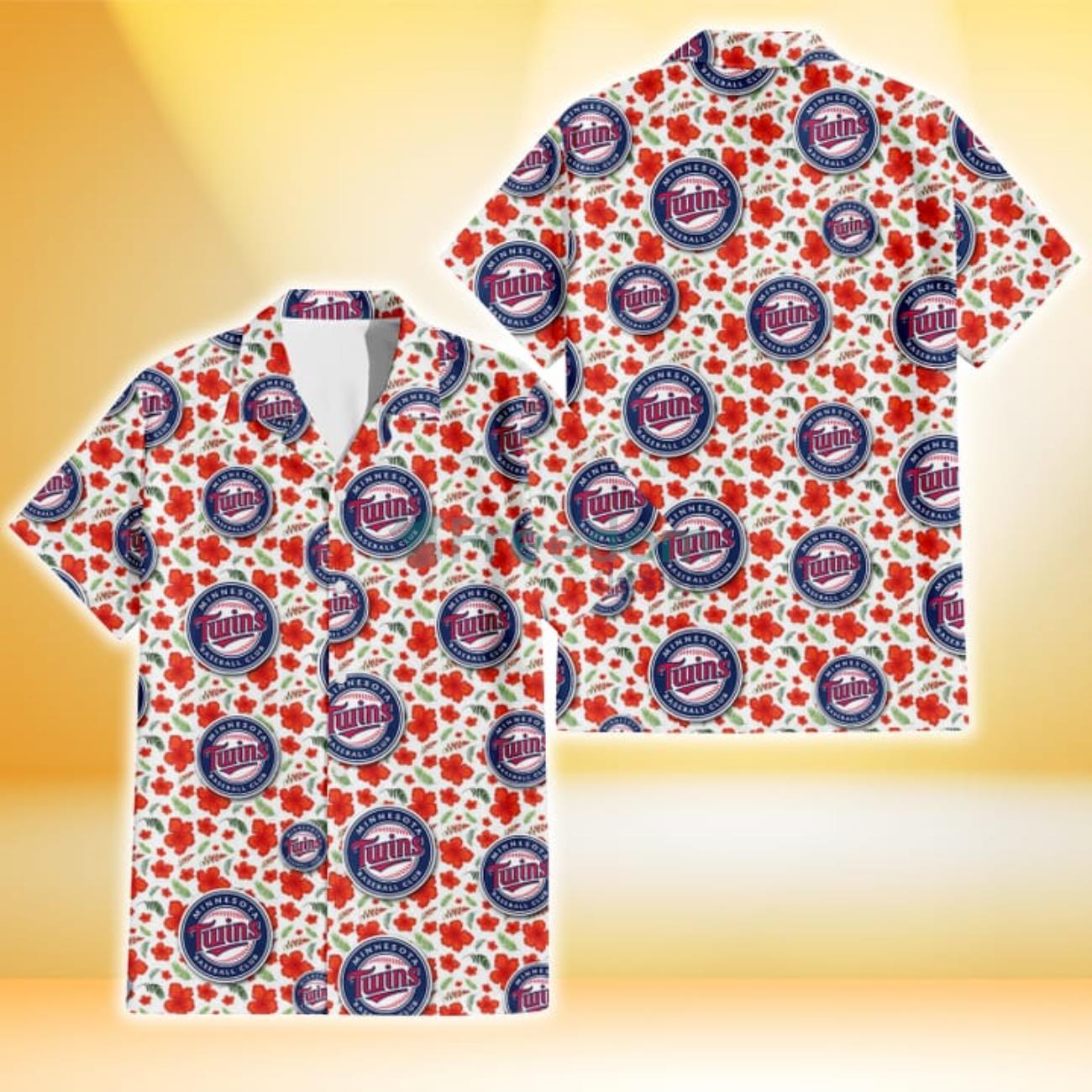 Personalized Minnesota Twins All Over Print 3D Flowery Aloha