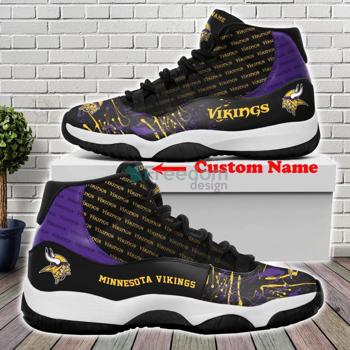 New Orleans Saints Custom Name Air Jordan 11 Sneaker Shoes For