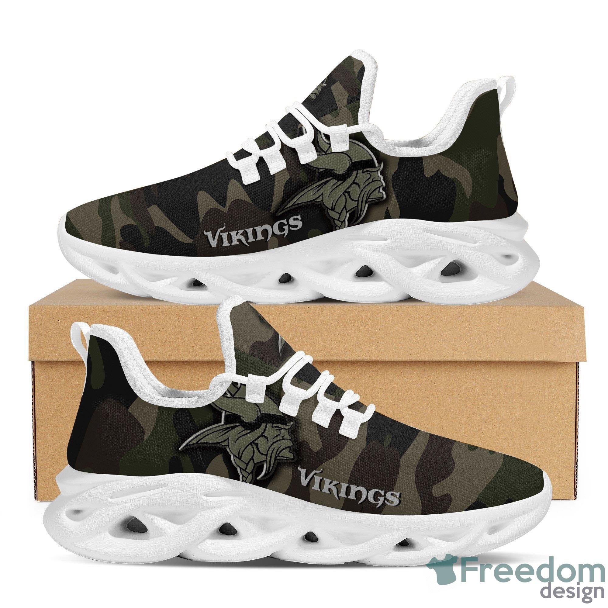 Minnesota Vikings Casual 3D Max Soul Shoes Running Shoes For Men And Women