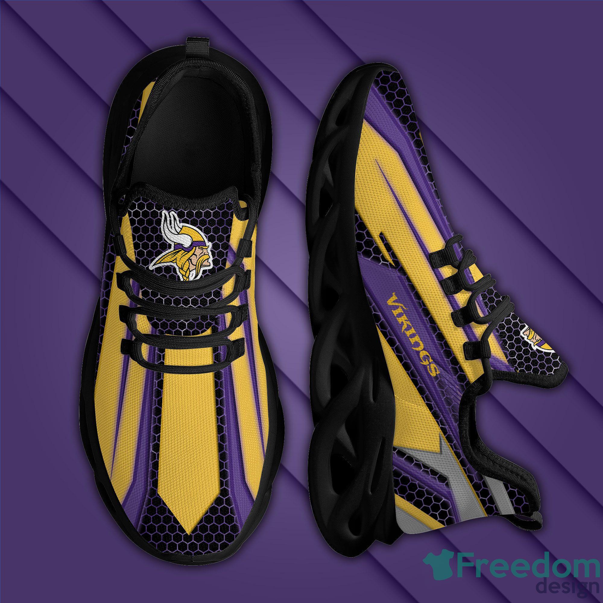 Minnesota Vikings NFL Unique Sneaker Max Soul Shoes - Freedomdesign